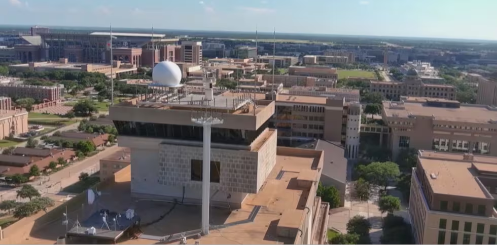 Climavision Radar atop the O&amp;M Building