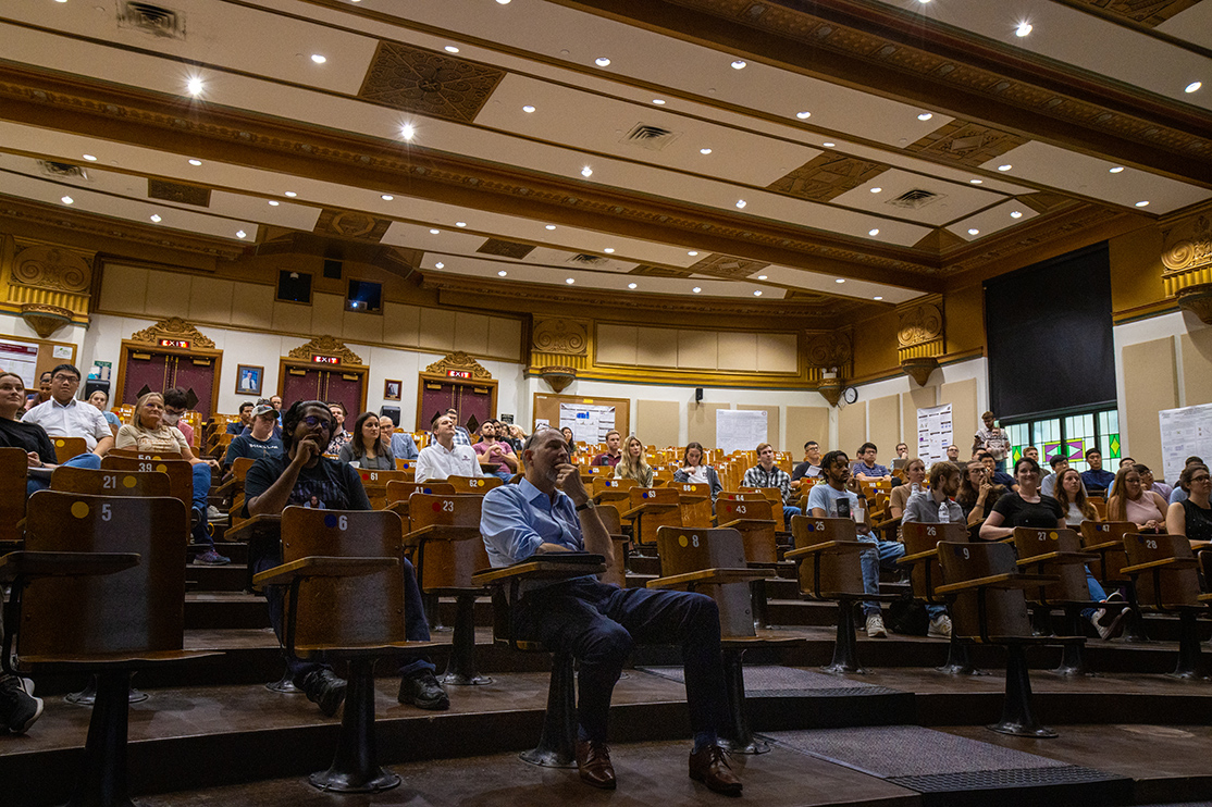 classroom full of students