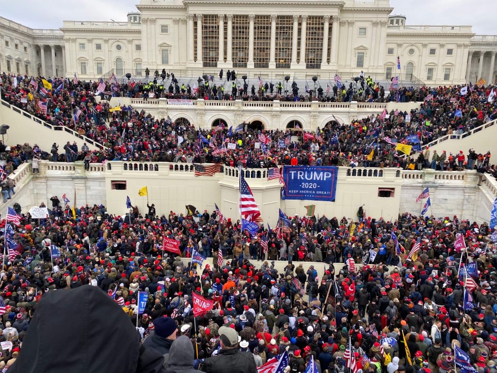 The Capitol building in February 2022