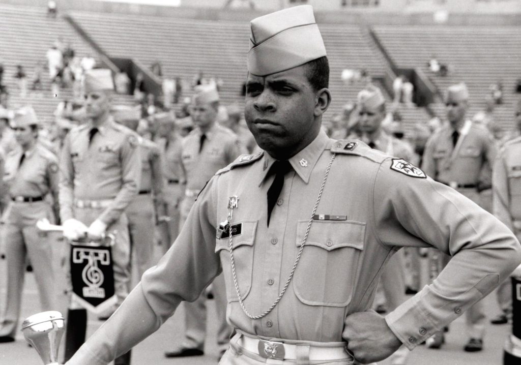 Kevin Roberts with Aggie band 