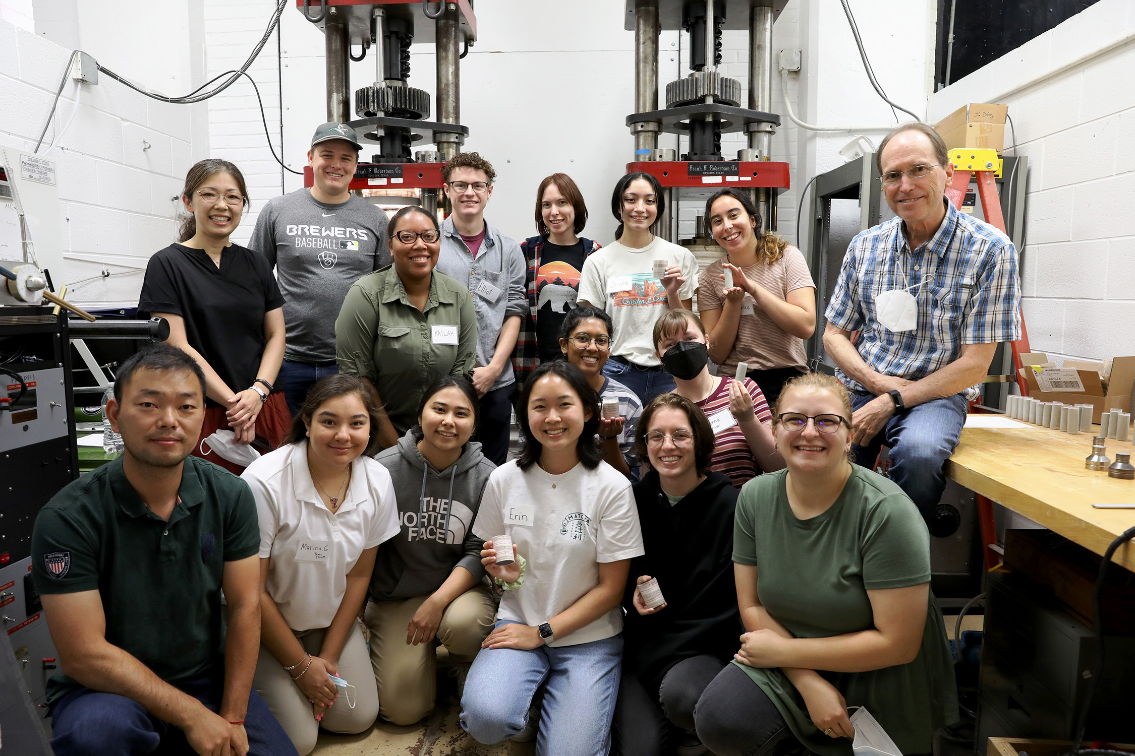 Group photograph from the 2022 Rock Deformation Summer School hosted by the Texas A&amp;M University Department of Geology and Geophysics