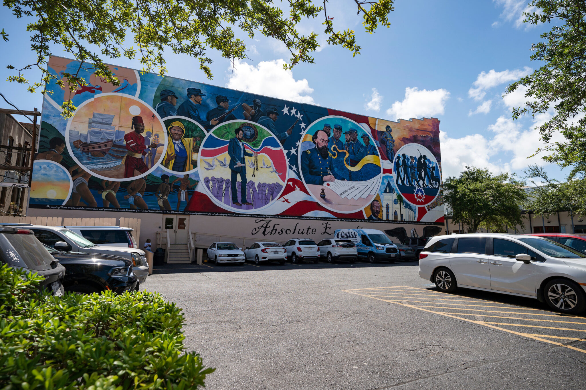 The “Absolute Equality” mural in Galveston, Texas