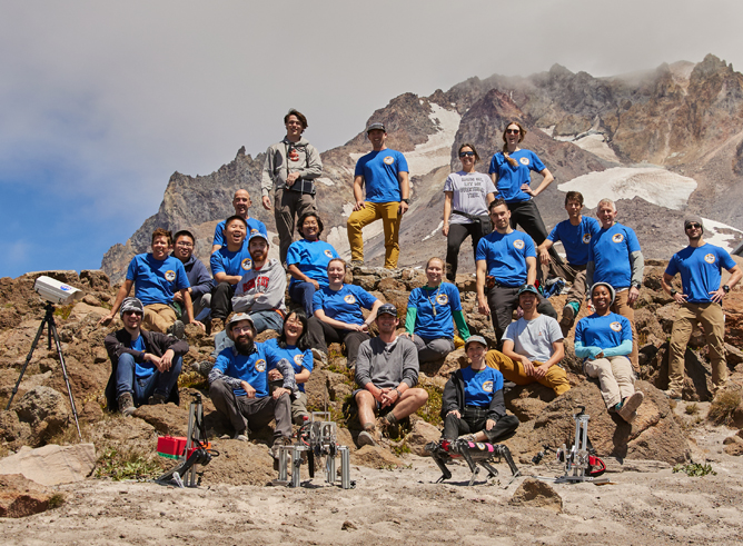 The LASSIE Project team pictured at Mount Hood in Oregon in summer 2023