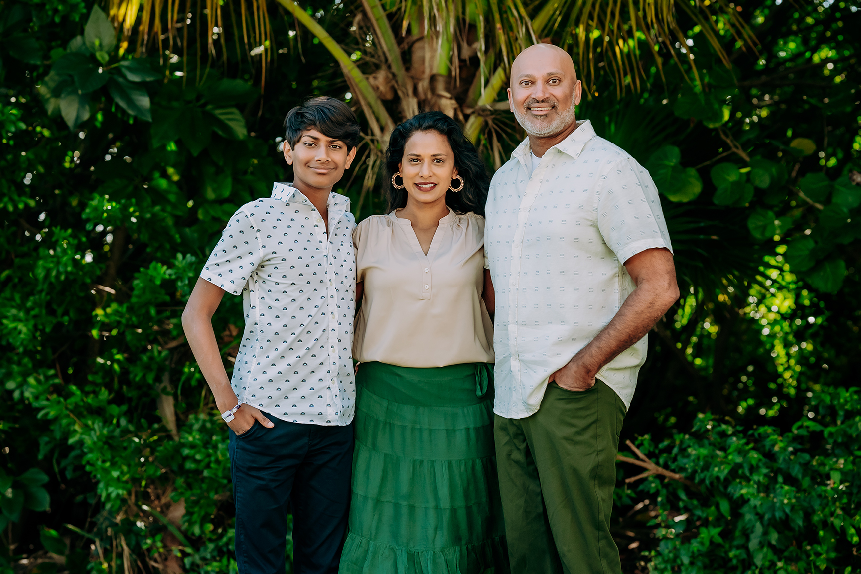 Dr. John Thoppil (right) with his wife, Dr. Nimmi Thoppil and their son, John. Jr. 