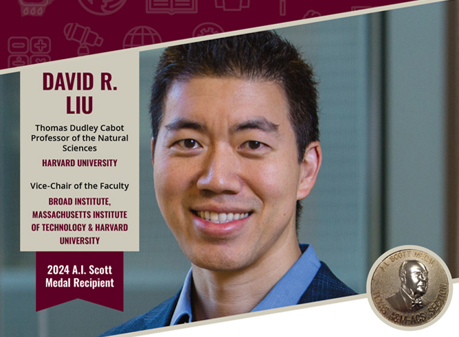 Harvard University and MIT chemist David Liu